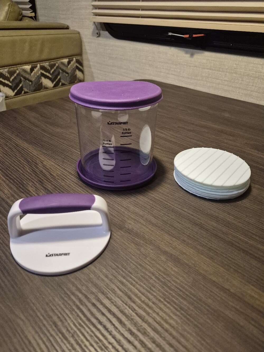 Purple Multi-Purpose Kitchen Storage & Press Set